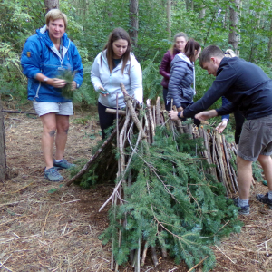 half day bushcraft basics & forest skills experience near york