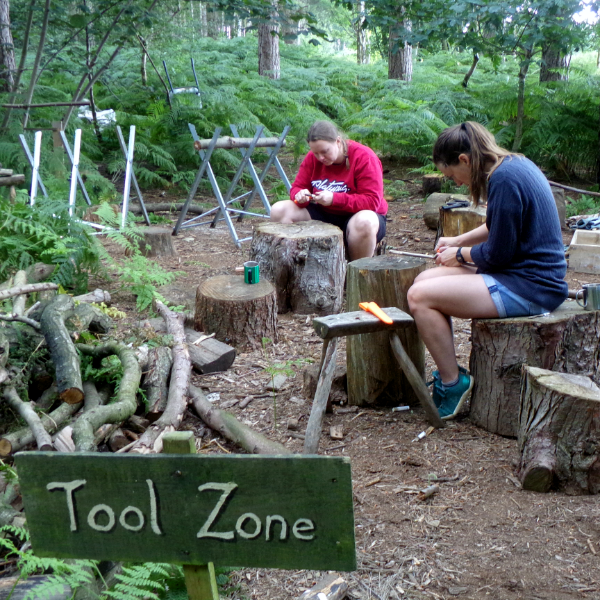 half day bushcraft basics & forest skills experience near york