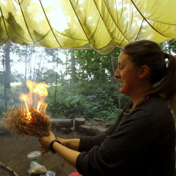 half day bushcraft basics & forest skills experience near york