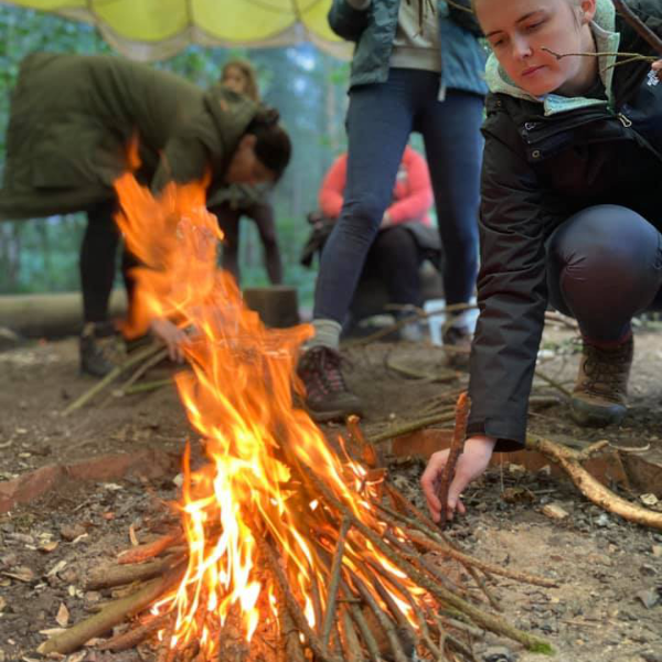 half day bushcraft basics & forest skills experience near york