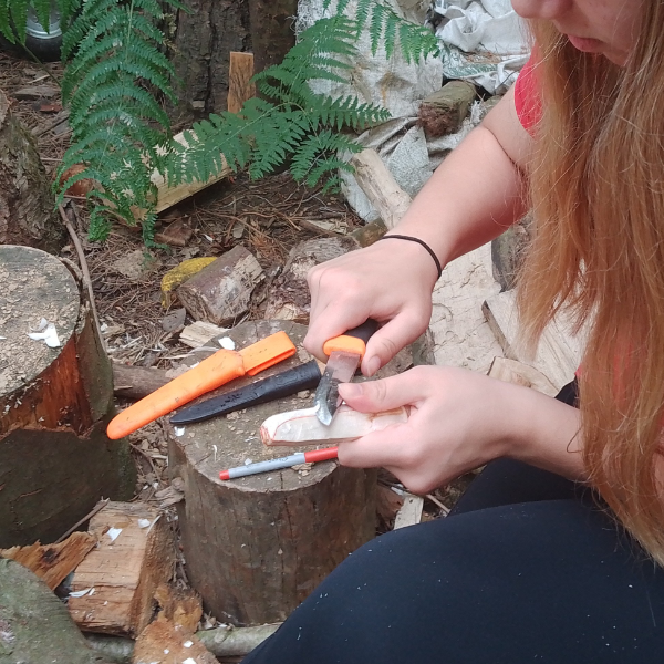 half day bushcraft basics & forest skills experience near york