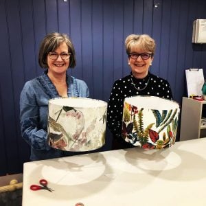 lampshade making workshop in holmfirth near leeds and sheffield