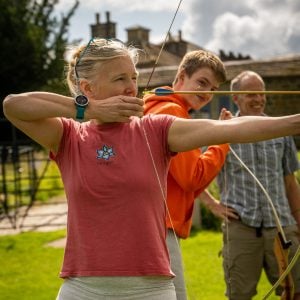 Archery at Hazlewood Castle near York and Leeds