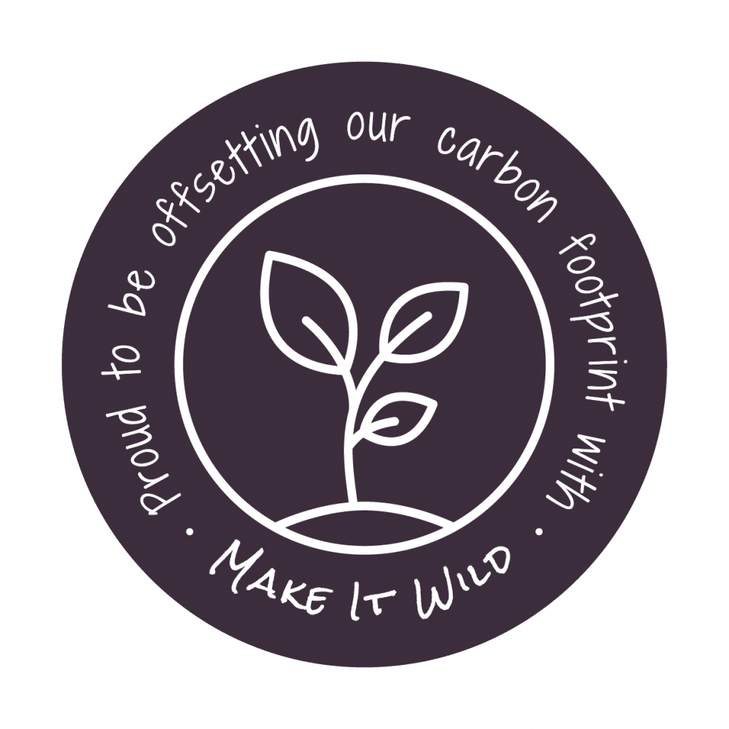 Make it Wild carbon offsetting badge