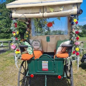 Horse Drawn Carriage Ride with Cream Tea for Four People