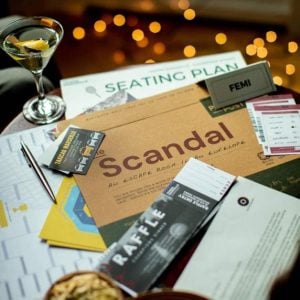 Dinner Party Escape Room by Post - The Scandal