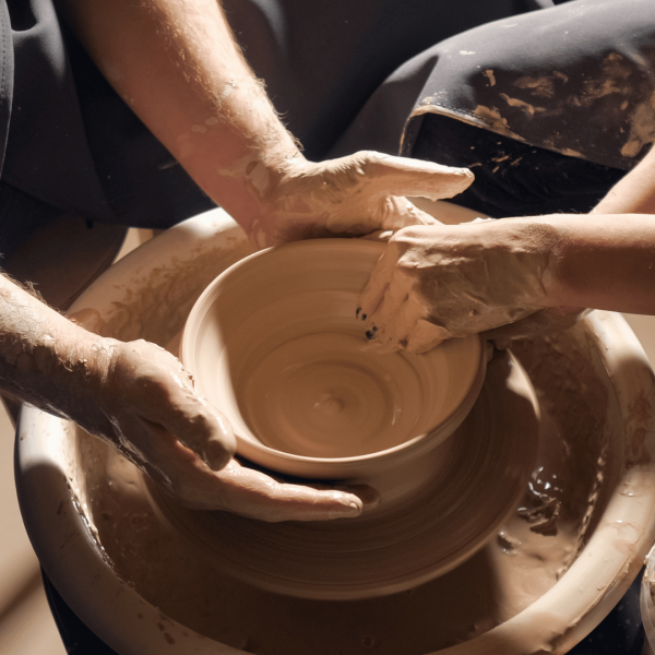 Private Date Night Pottery Throwing Session for Two