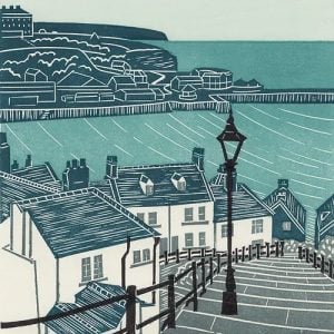 Yorkshire Linocut Greetings Cards by Michelle Hughes