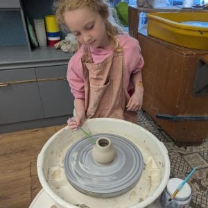 Kids Pottery Wheel Experience in West Yorkshire