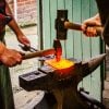 Striking - introduction to blacksmithing experience in sheffield