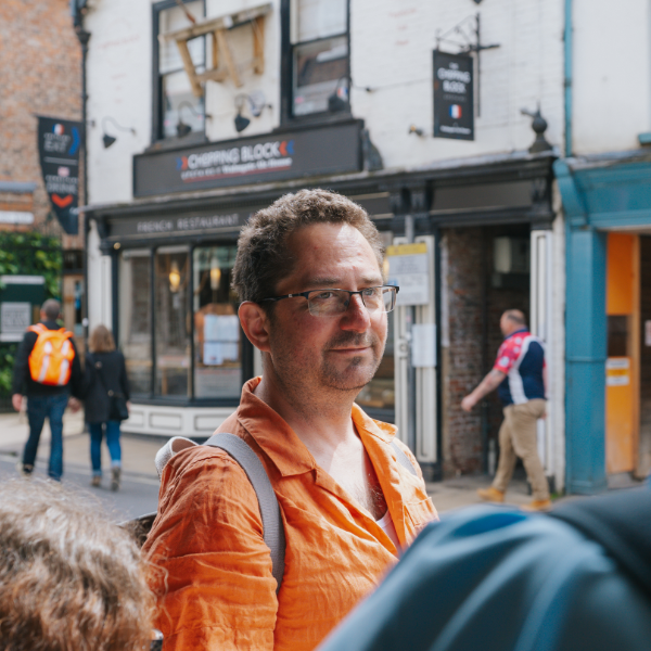 ben thorpe from york on a fork discover york food tour