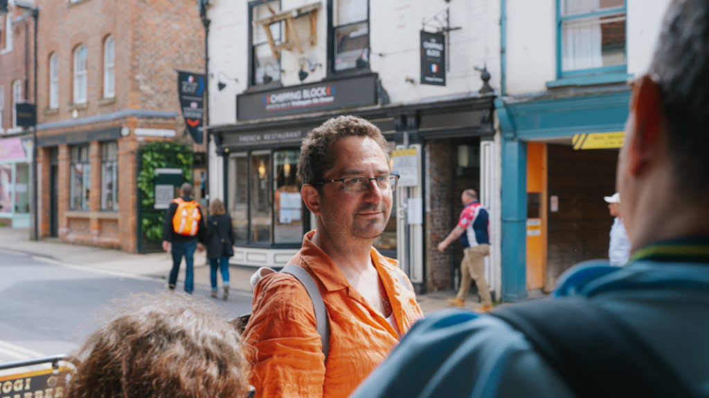 ben thorpe on walmgate food tour