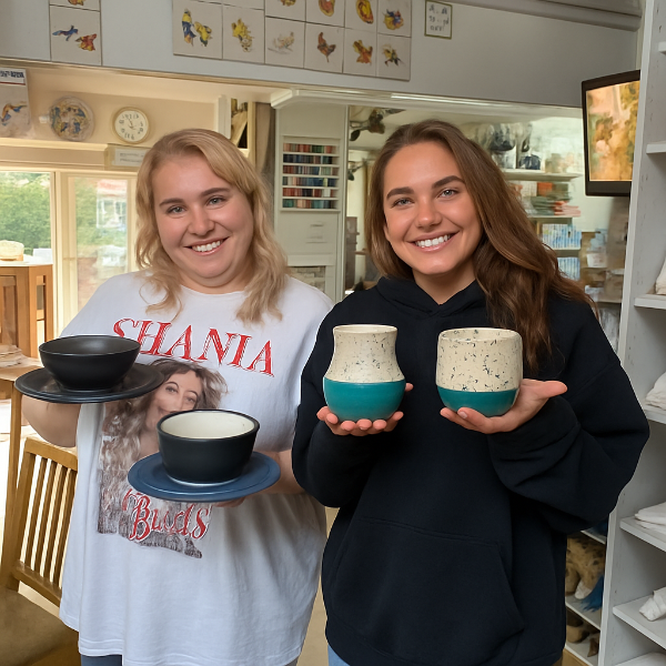 pottery throwing and painting experience for one person near leeds