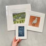 michelle hughes design lino printing gifts, prints and workshops