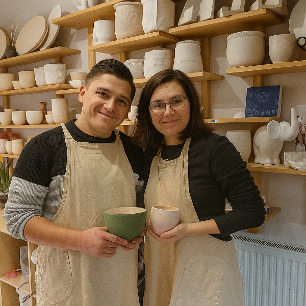 pottery throwing and painting experience for one person near leeds