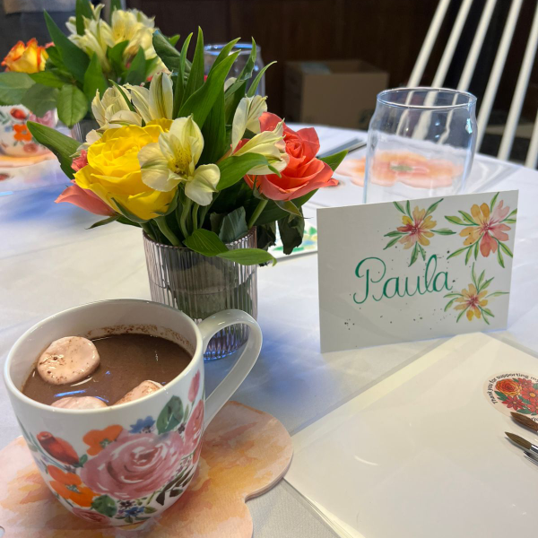 cocoa & bloom group art experience for up to 4 people in york