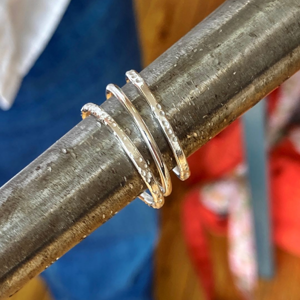 silver stacking rings experience in pocklington