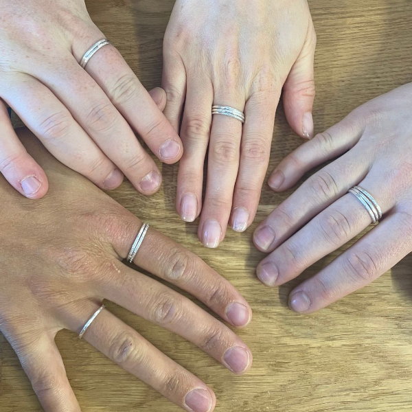 silver stacking rings experience in pocklington