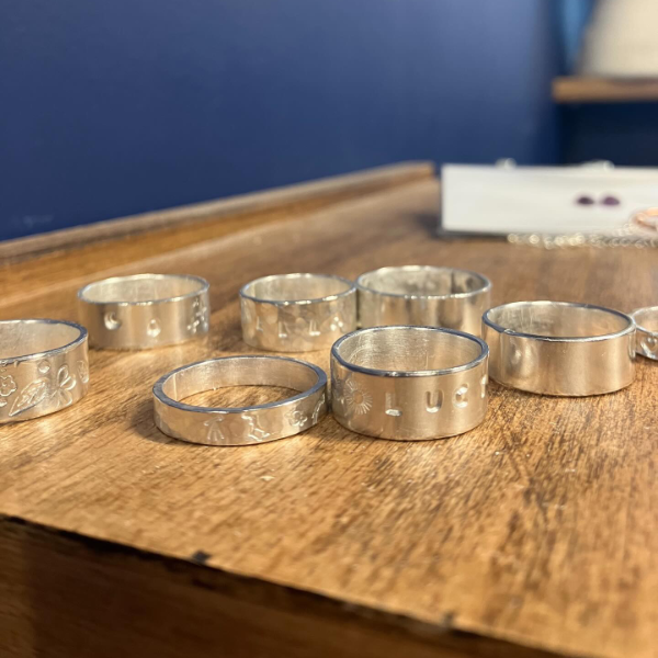silver stacking rings experience in pocklington