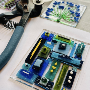 full day fused glass workshop for one person in leeds