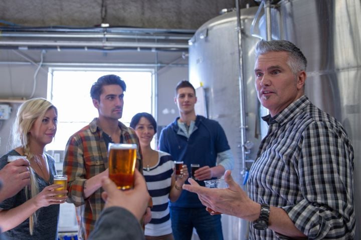 premium independent brewery tour & tasting for two
