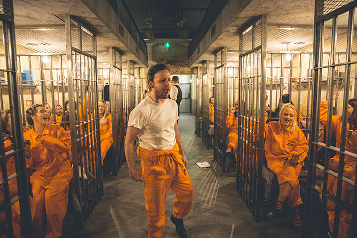 immersive cocktail experience for two at alcotraz prison bar