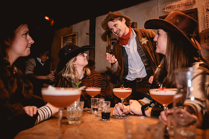 immersive cocktail experience for two at moonshine saloon in liverpool
