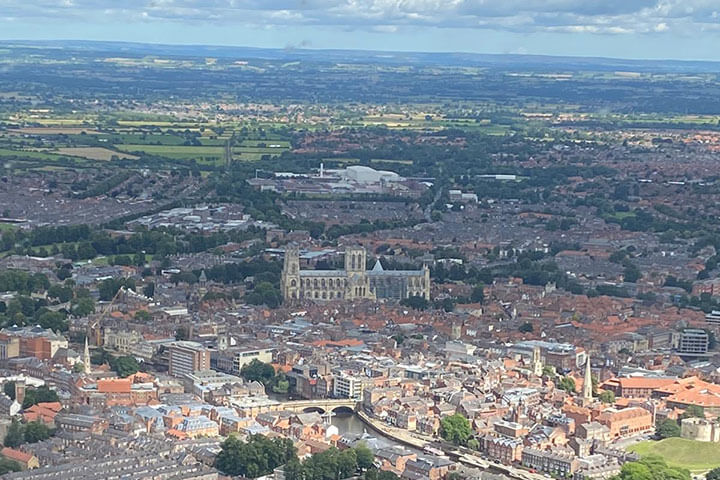 emmerdale and york helicopter sightseeing flight for two