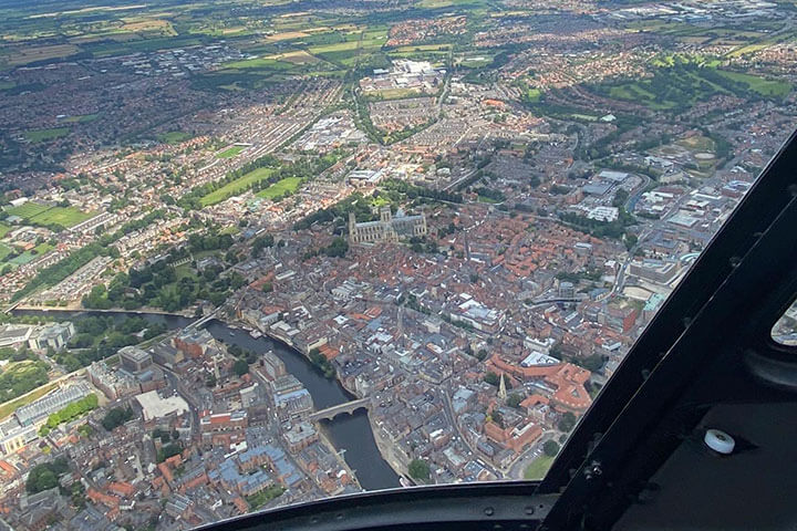 emmerdale and york helicopter sightseeing flight for two