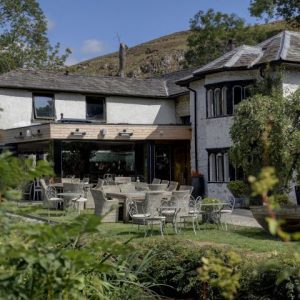 vegan afternoon tea for two with a glass of fizz in malham