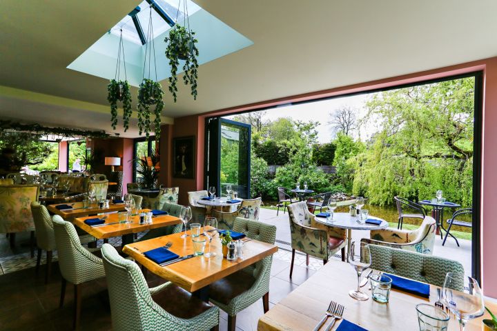 vegan afternoon tea for two with a glass of fizz in malham