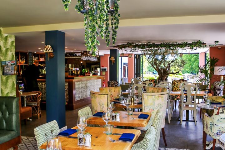 vegan afternoon tea for two with a glass of fizz in malham
