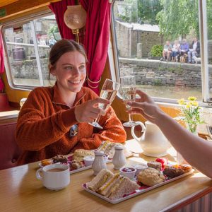 yorkshire afternoon tea cruise with prosecco for two