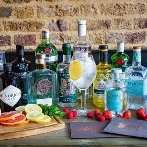 gin tasting masterclass for two at brewhouse and kitchen in cheshire