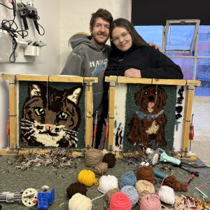 rug tufting workshop for up to 3 people in manchester