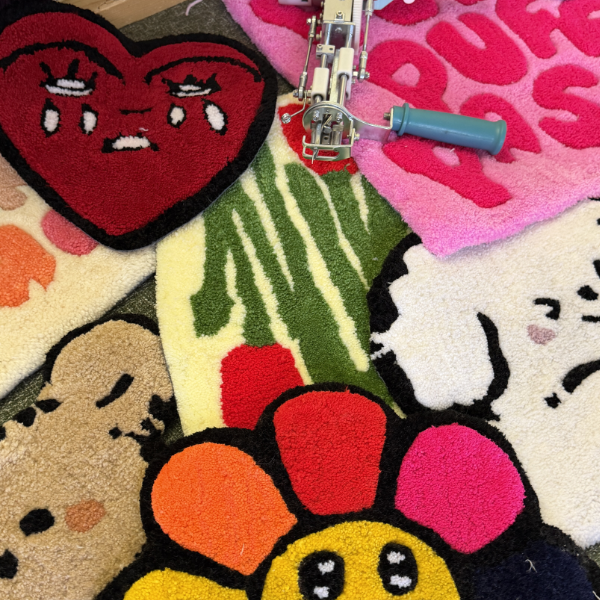 rug tufting workshop for up to 3 people in manchester