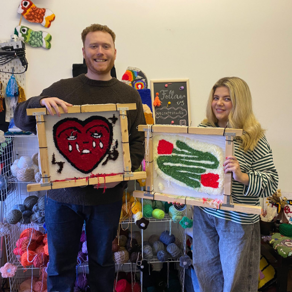 rug tufting workshop for up to 3 people in manchester